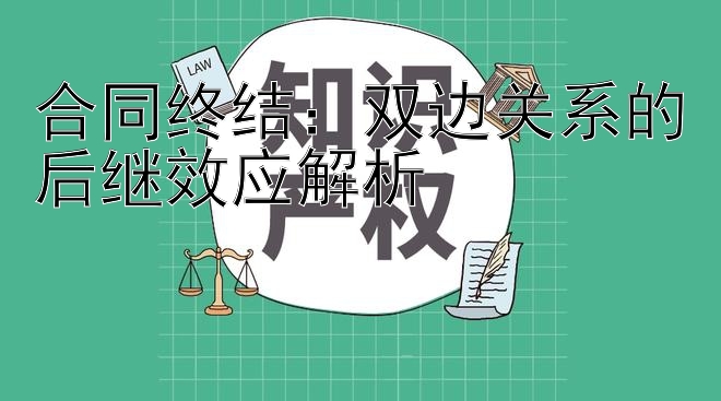 合同终结：双边关系的后继效应解析