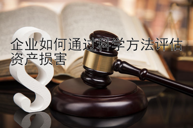 企业如何通过科学方法评估资产损害