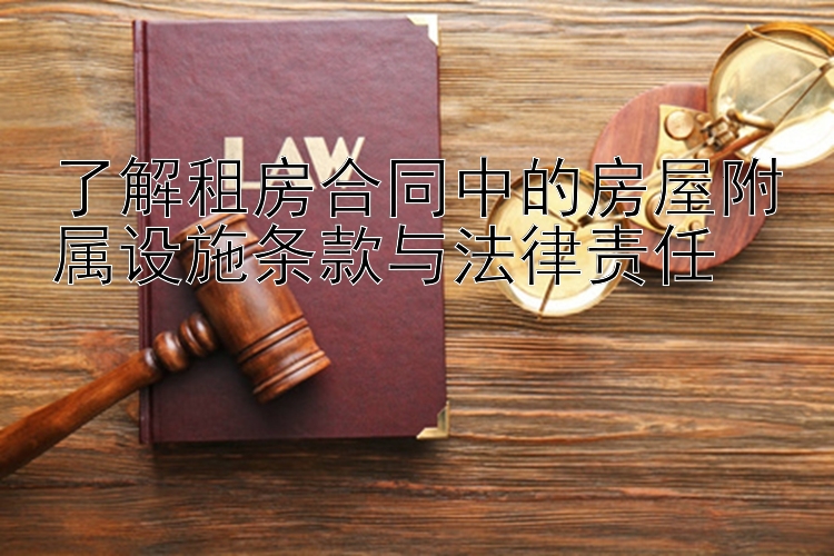 了解租房合同中的房屋附属设施条款与法律责任