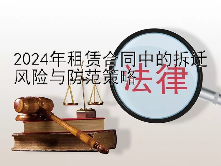 2024年租赁合同中的拆迁风险与防范策略