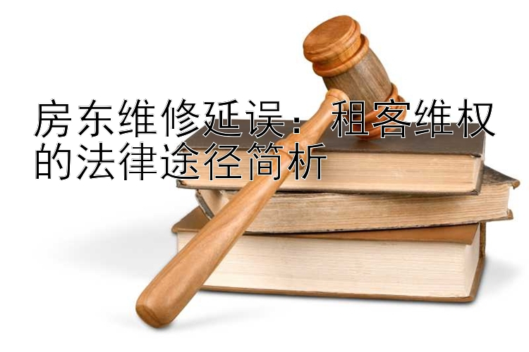 房东维修延误：租客维权的法律途径简析