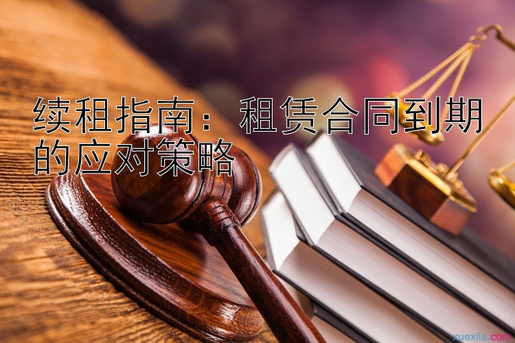 续租指南：租赁合同到期的应对策略