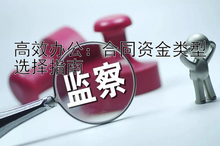 高效办公：合同资金类型选择指南