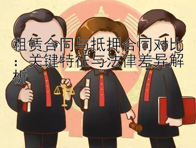 租赁合同与抵押合同对比：关键特征与法律差异解析